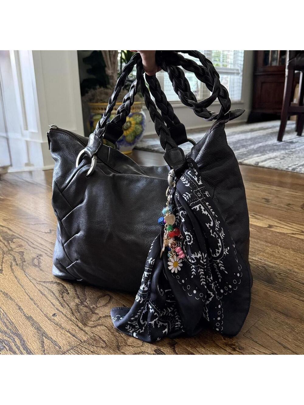 🖤 Vintage ili New York Leather Hobo Bag